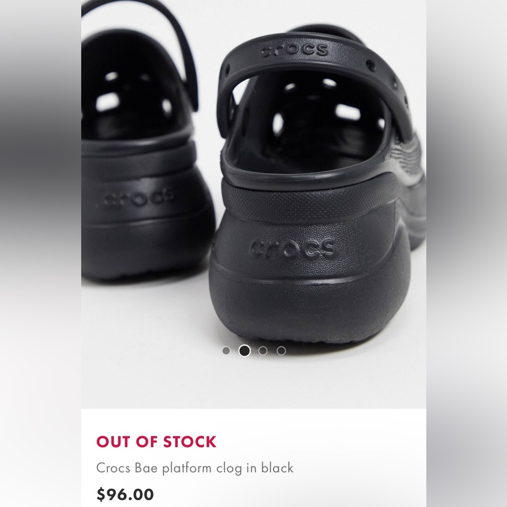 bae crocs black